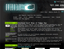 Tablet Screenshot of overheadsurfshop.com